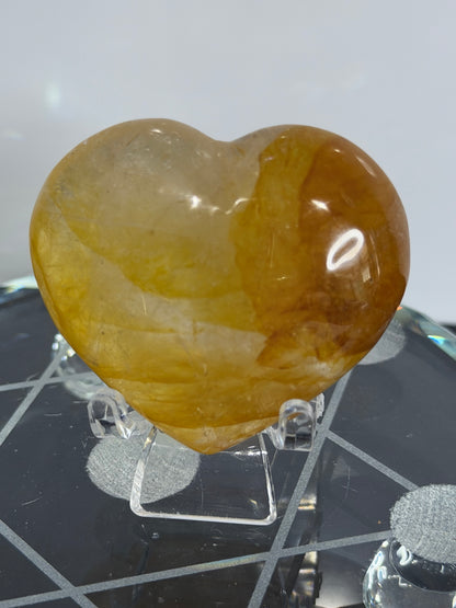 Golden Healer Quartz Heart A - 5cm
