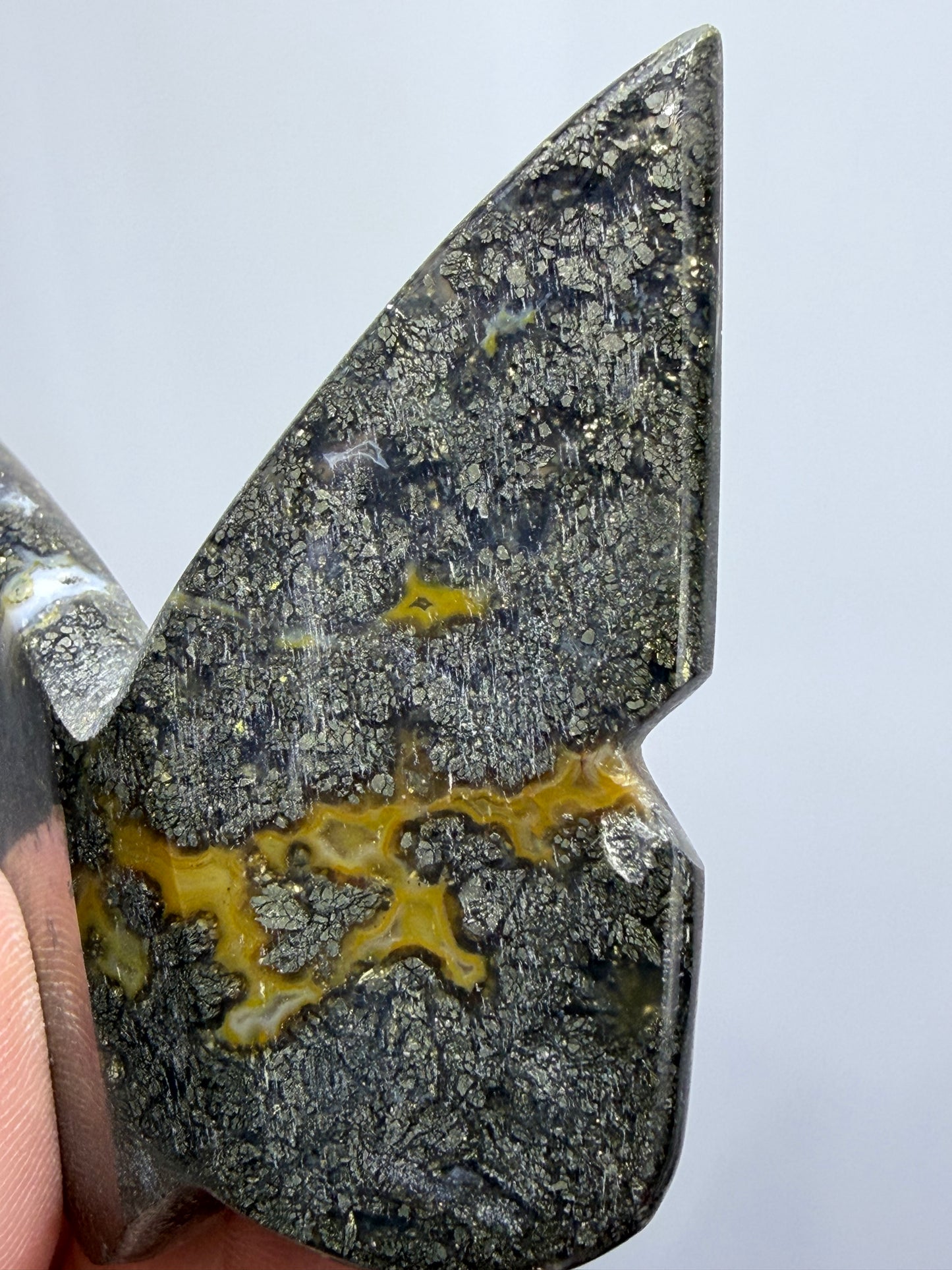 Indonesian Marcasite Butterfly Carving – 5cm (A)