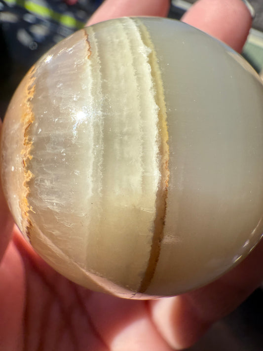 Green Onyx Sphere