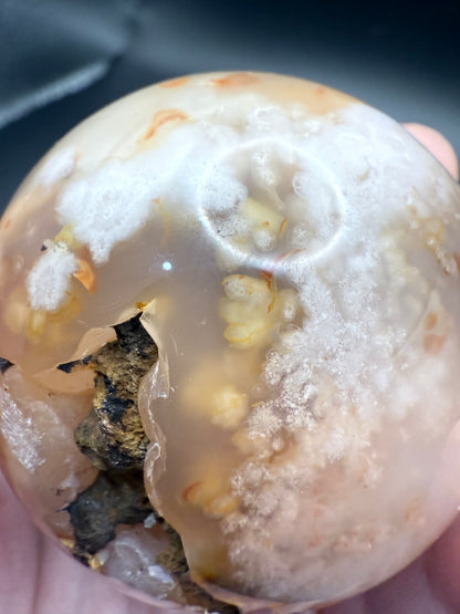 Flower Agate Sphere