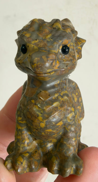 Baby Dragon Fruit Jasper Carving – 6 cm