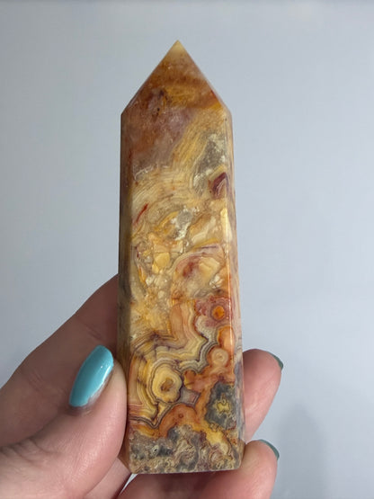 Crazy Lace Agate Tower A -