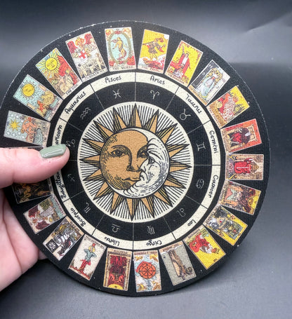Zodiac & Tarot Divination Mat