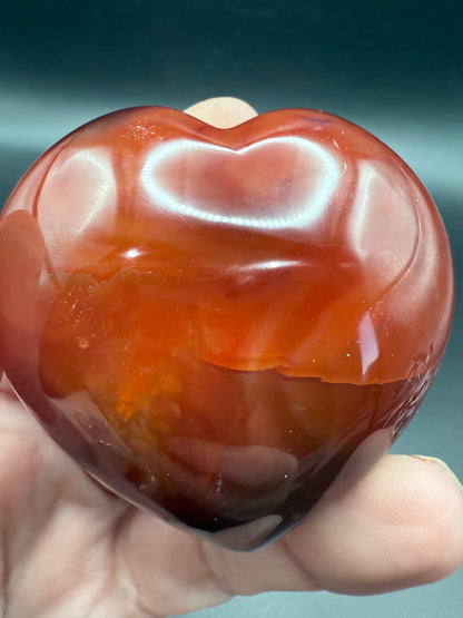 Carnelian Heart – 6cm