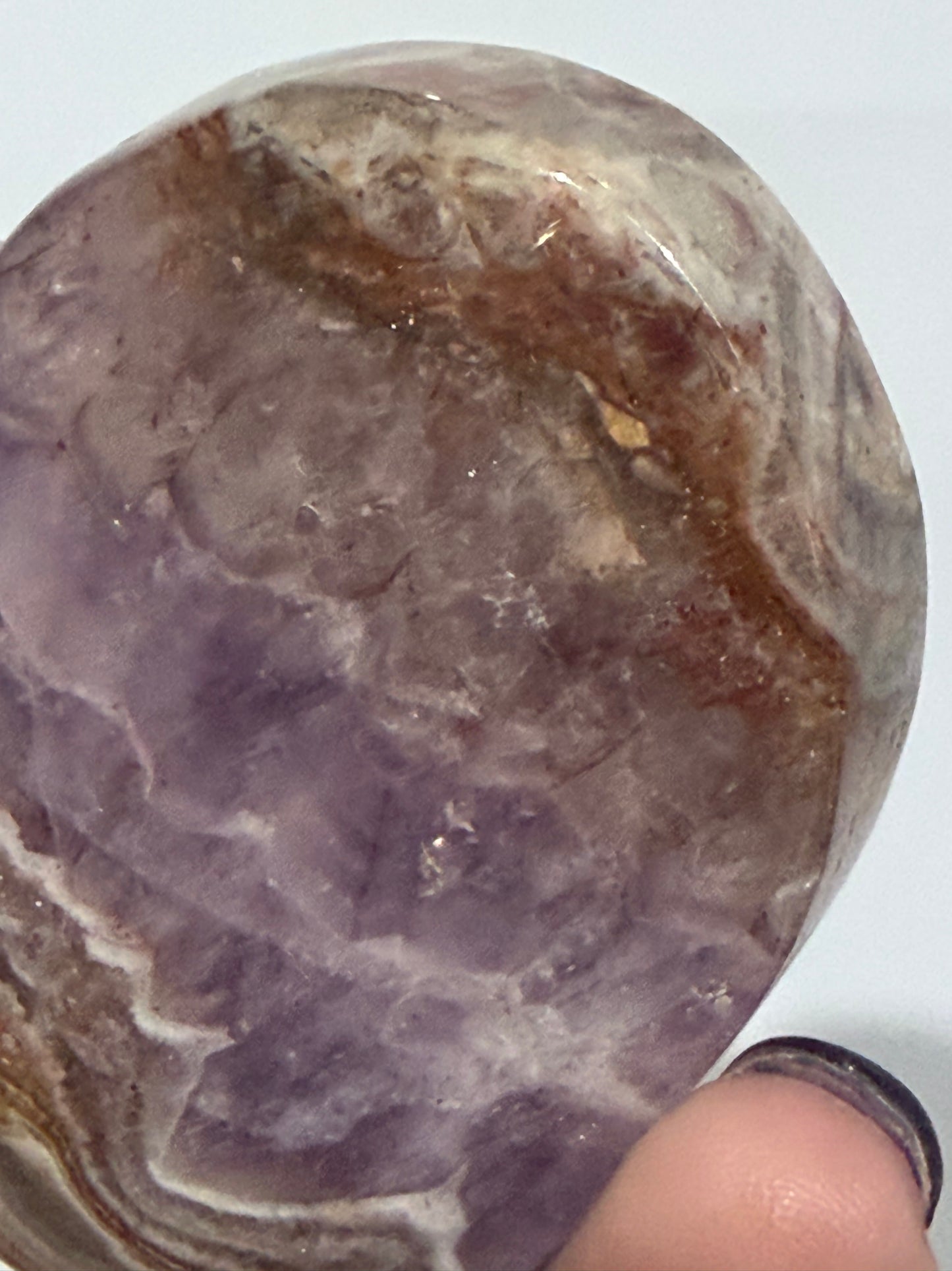 Amethyst & Agate Heart – Free Standing D