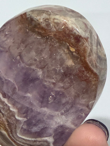 Amethyst & Agate Heart – Free Standing D