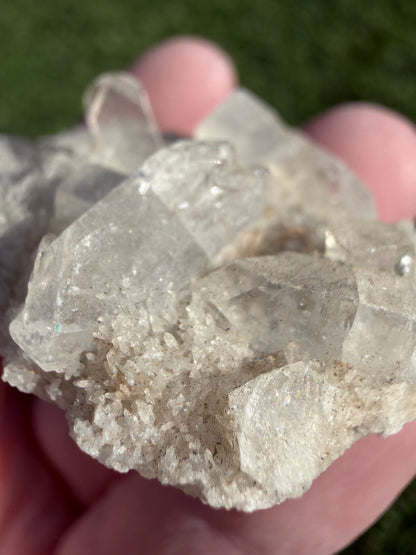 Jalgaon Apophyllite on Chalcedony Cluster | 23g