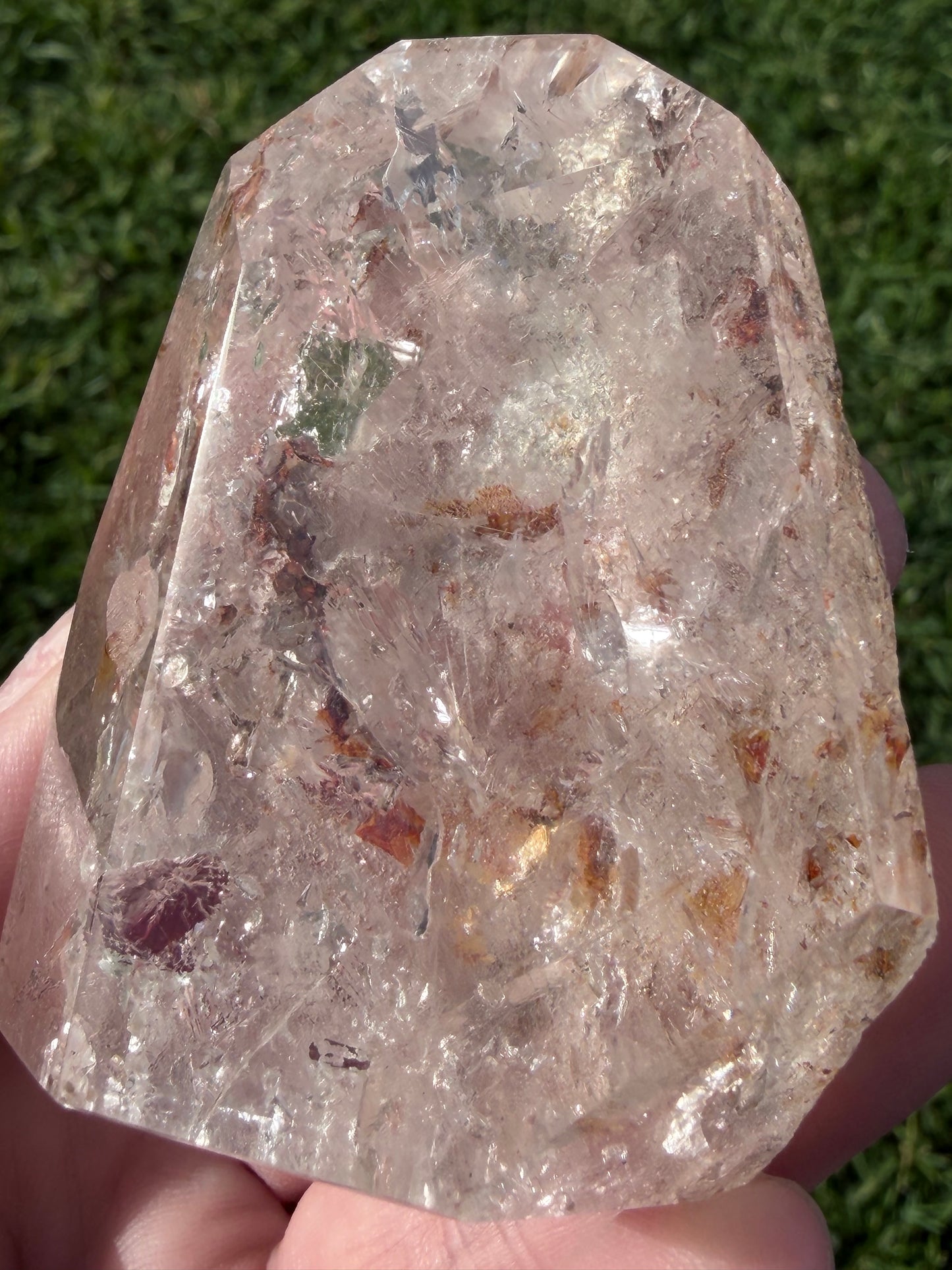 Included Clear Quartz Freeform – Madagascar Origin | Natural Inclusions | 135g