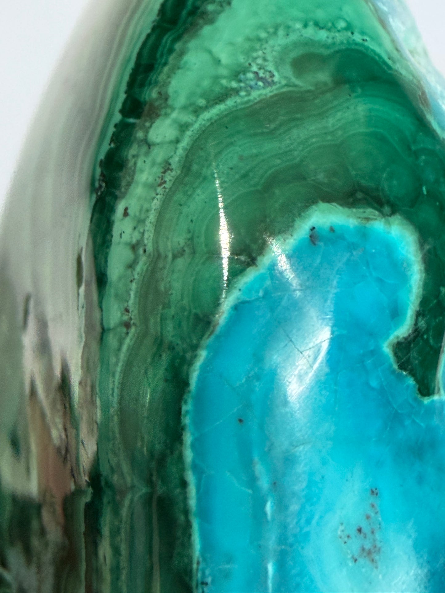 Chrysocolla with Malachite Freeform Premium– Madagascar – 275g -