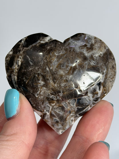 Sphalerite Free-Standing Heart B 6cm