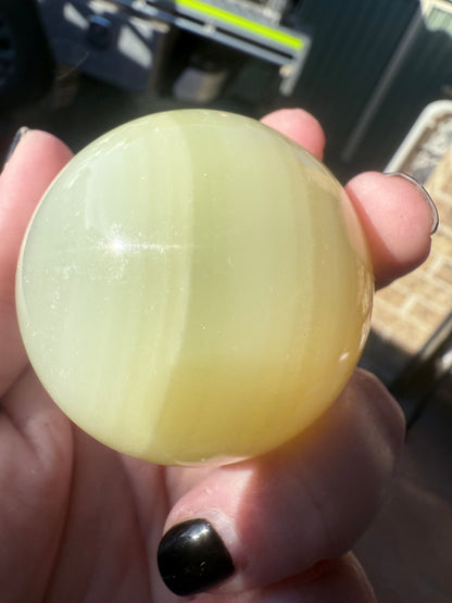 Green Onyx Sphere