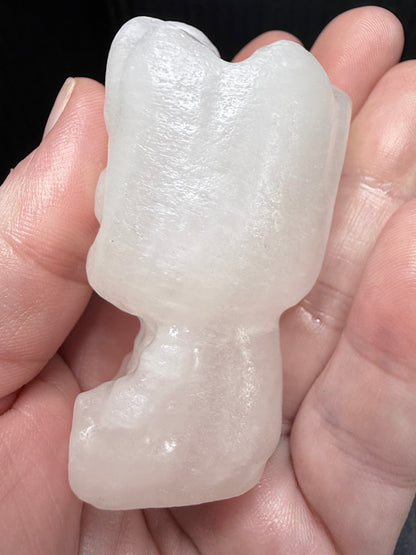 White Calcite Groot 7cm