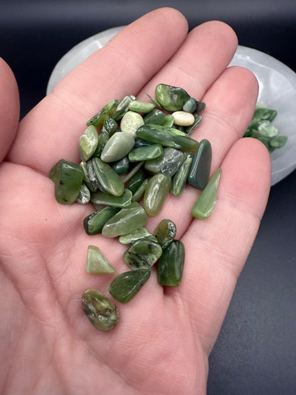 Green Tourmaline Chips 50gm