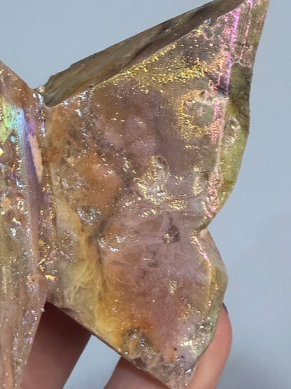 Aura-Coated Sphalerite Butterfly D