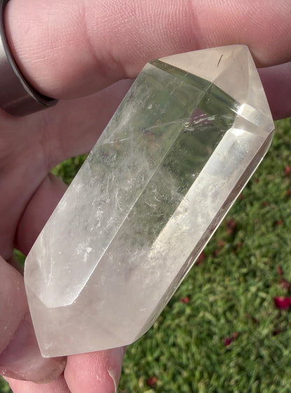 Light Citrine Quartz Double Terminated Point – 7.1cm