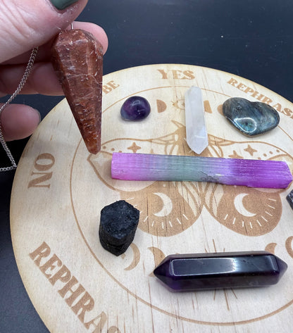 Crystal Pendulum Board Grid Set