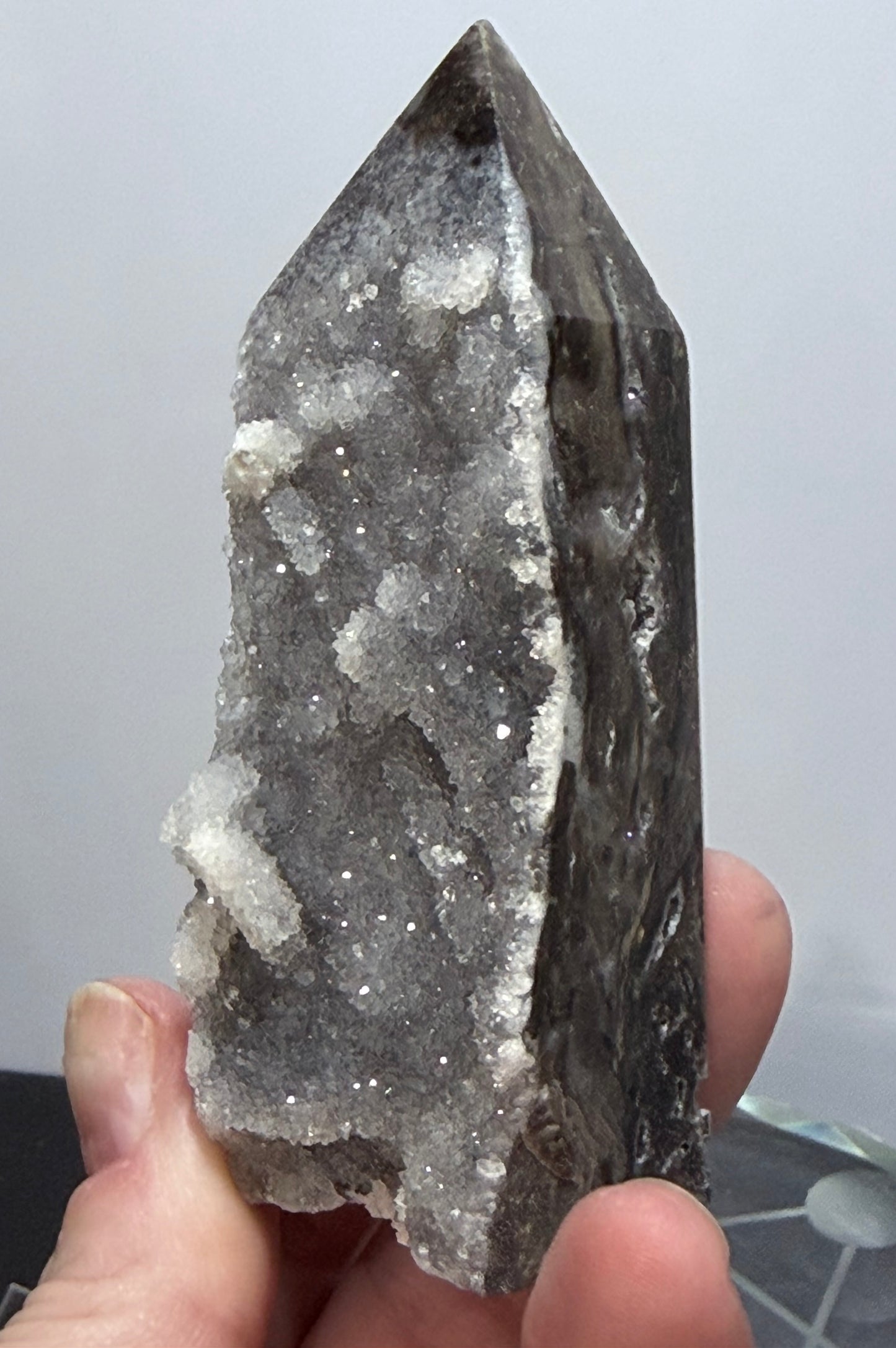 Sphalerite Druzy Tower – 8.9cm