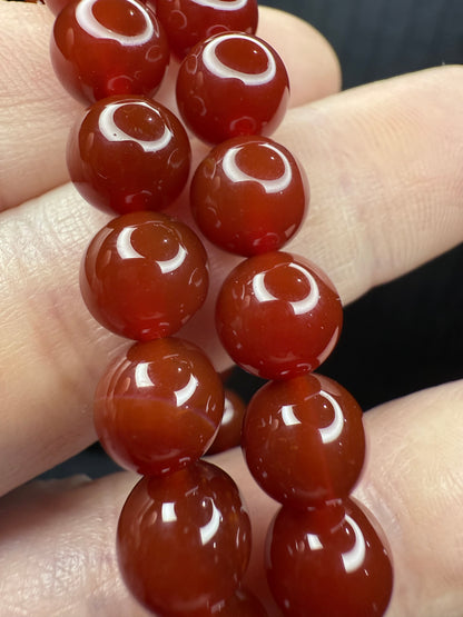 Red Agate 8mm Bracelet
