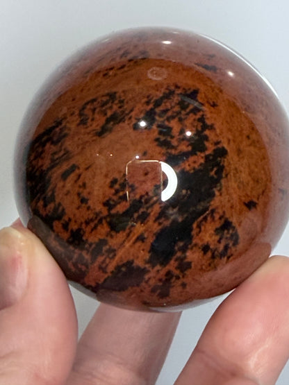 Mahogany Obsidian Sphere – 230g | 5.7cm A