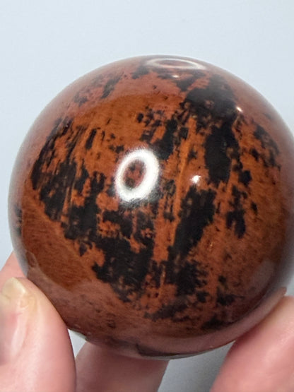 Mahogany Obsidian Sphere – 230g | 5.7cm A