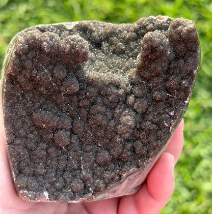 Brown Amethyst Druzy Crystal Specimen – 8.5cm 555g