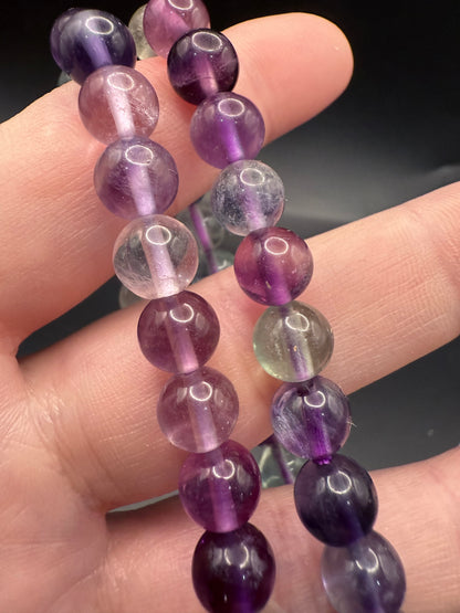 Rainbow Fluorite 8mm Bracelet