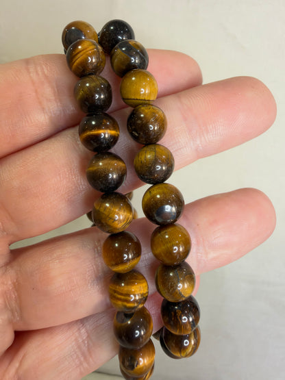 8mm Tiger’s Eye Bracelet