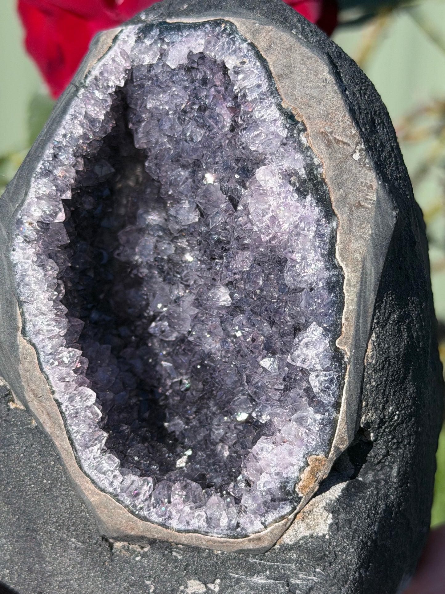 Brazilian Amethyst Druzy Cave – 984g B