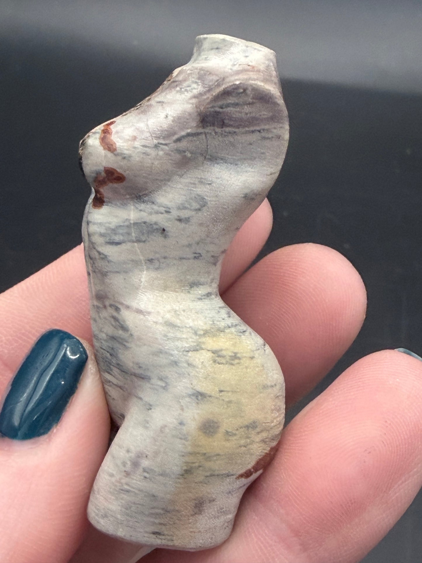 Picture Jasper Goddess Body Carving – Balance • Tranquility • Grounding