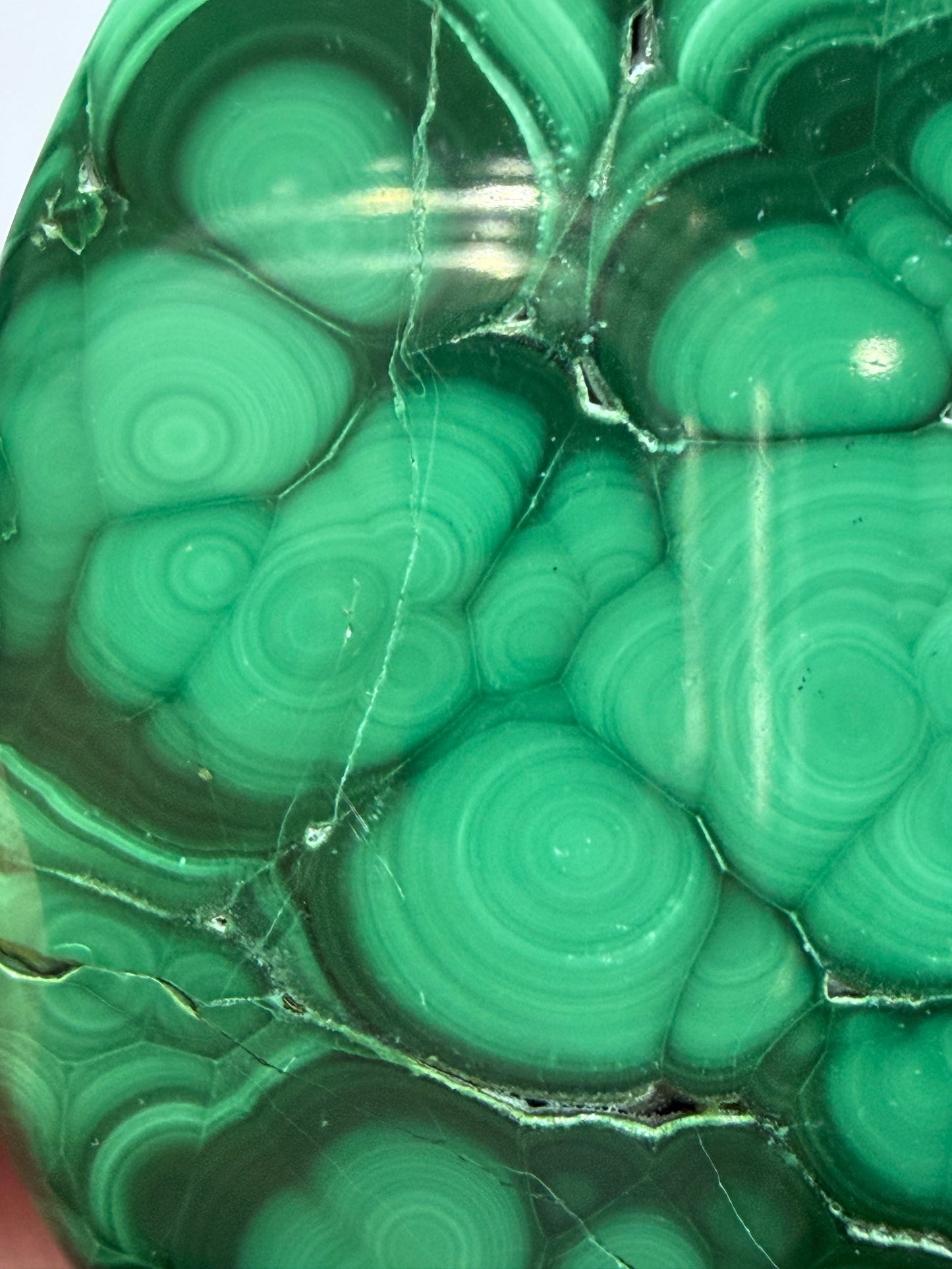 Congo Malachite Freeform With Stand – 5.8cm (C)