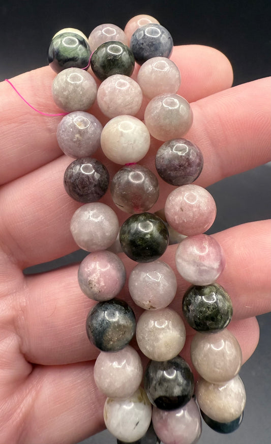 Mixed Tourmaline 8mm Bracelet - Crystal wonderland By Lisa