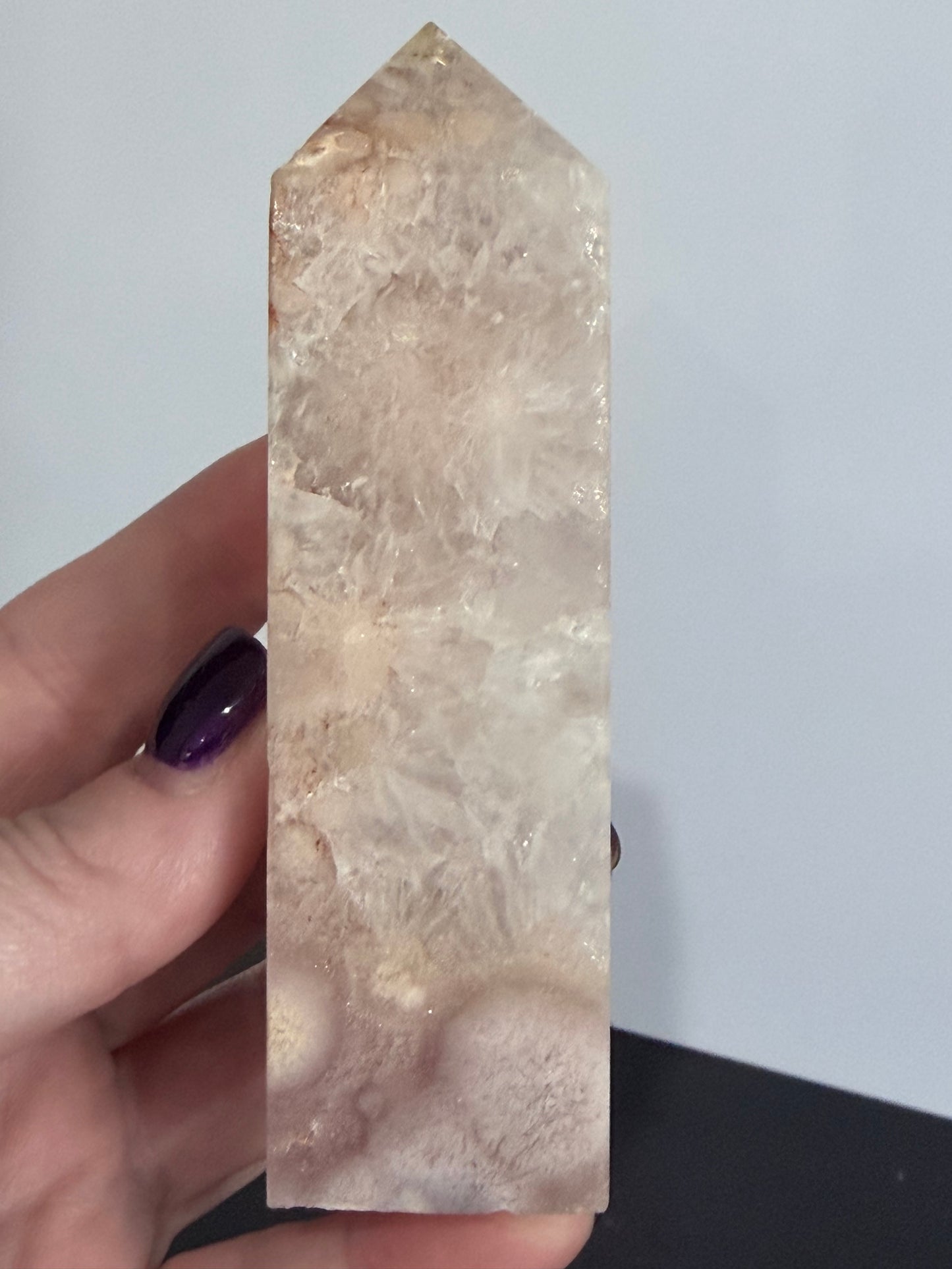 Pink Amethyst Quartz Tower B 10.7cm 263g