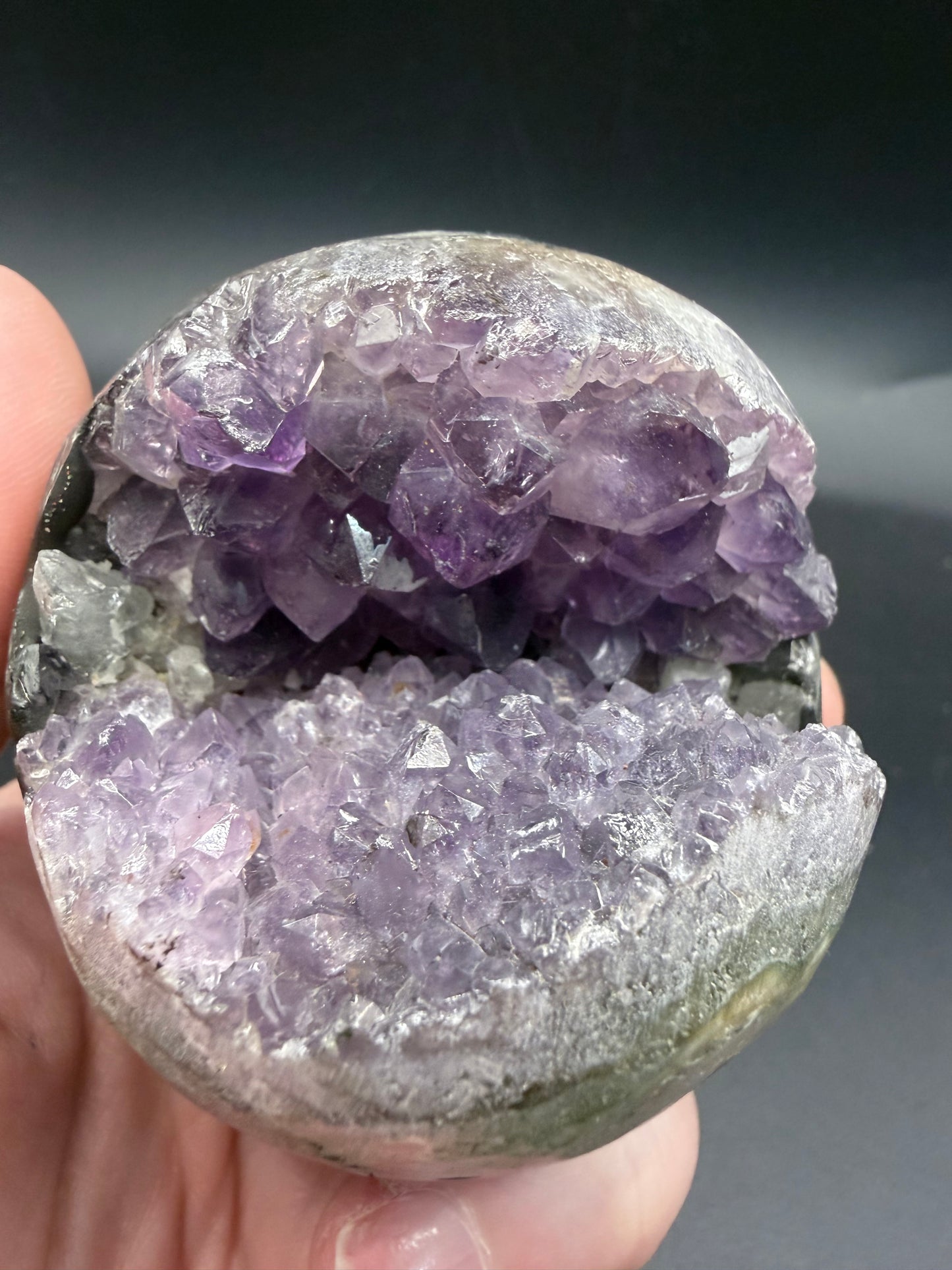 Amethyst Geode Sphere C
