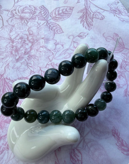 Green Jade Bracelet – 8mm