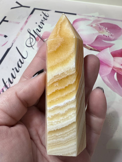 Orange Calcite Point