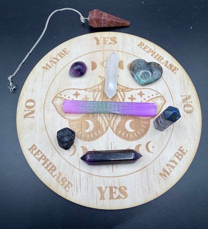 Crystal Pendulum Board Grid Set