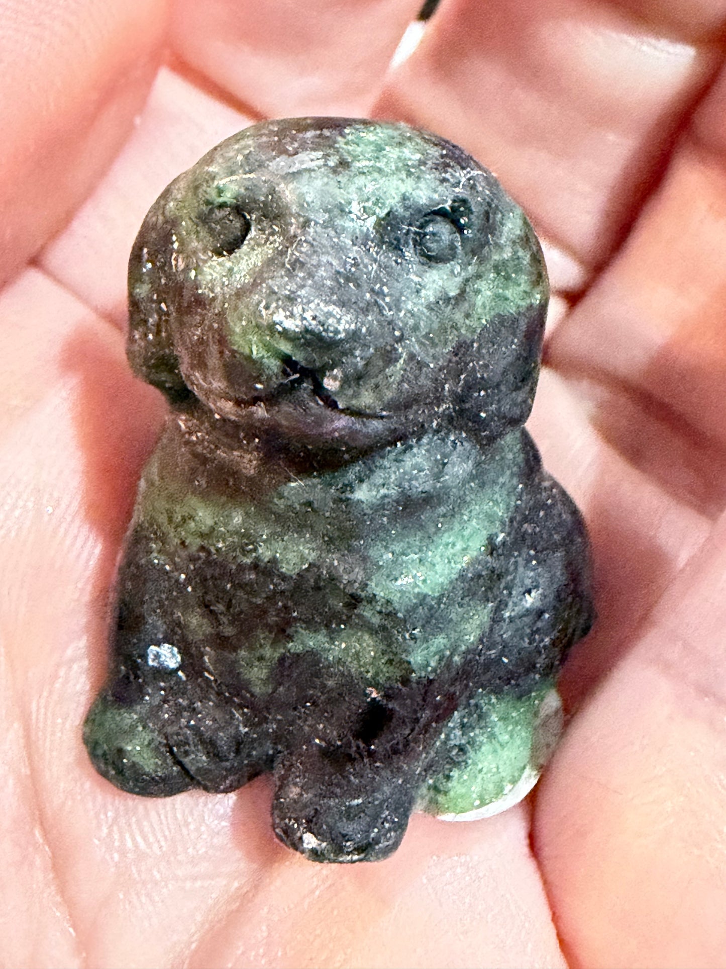 Crystal Dog Carving – 4cm