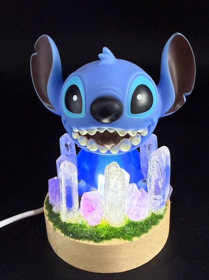 Stitch Crystal Light Bobble Head - Crystal wonderland By Lisa
