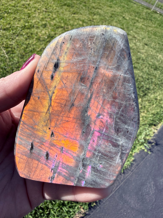 Labradorite Freeform Absolutely Amazing Flash