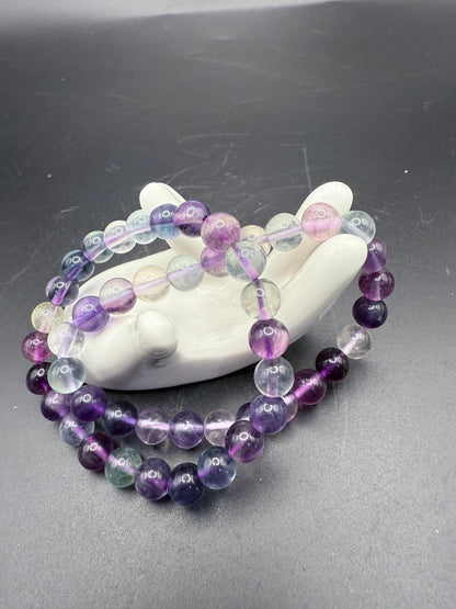 Rainbow Fluorite 8mm Bracelet