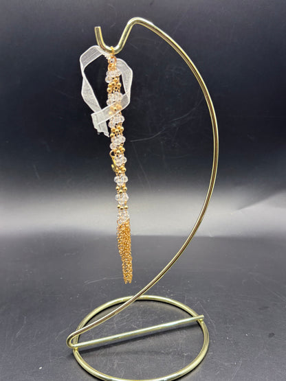 Hanging Sphere Display Stand – Gold Finish (Sphere not included)