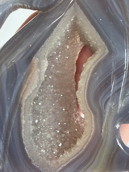 Agate Unicorn Druzy Carving – 10cm | 145g