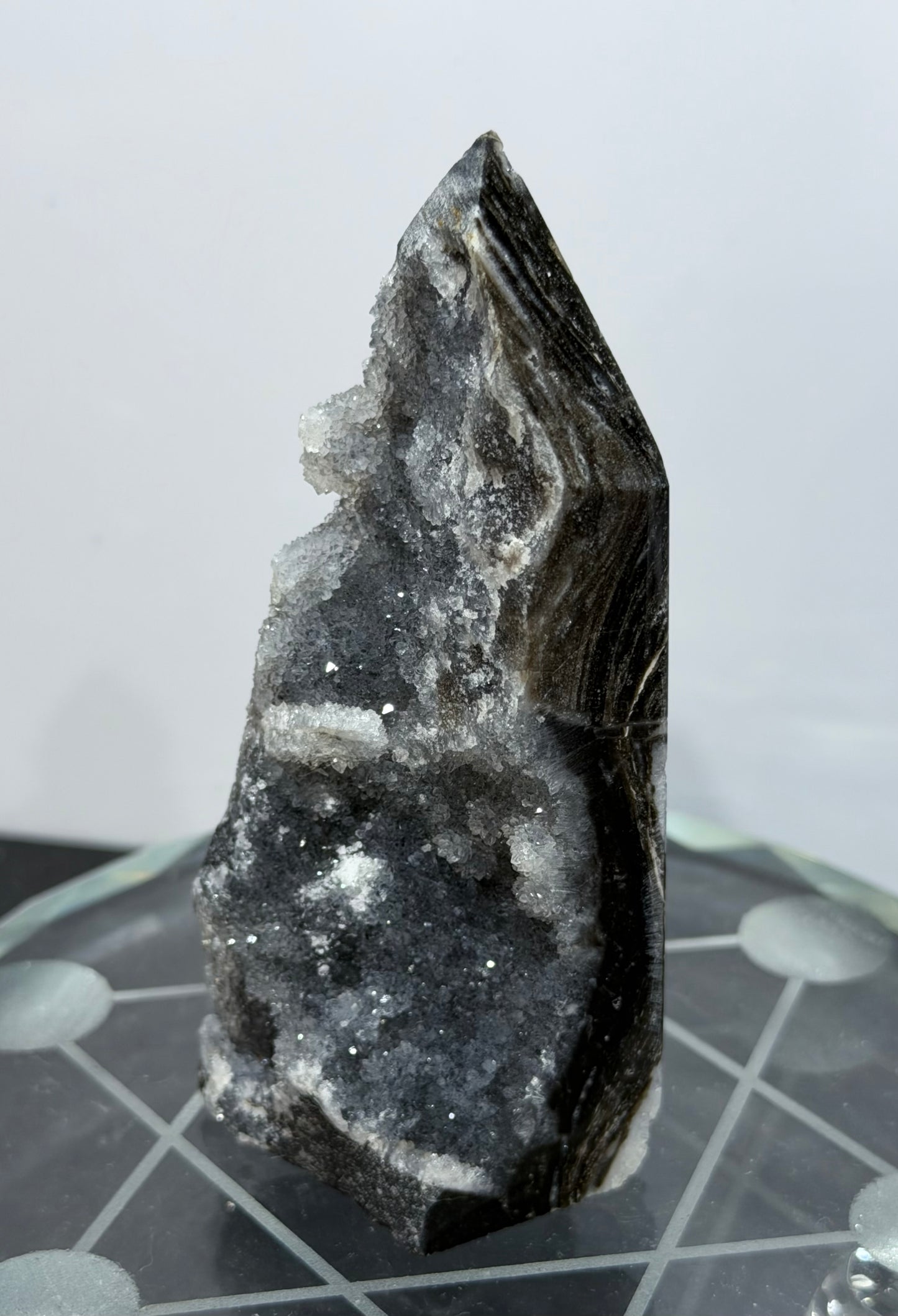 Sphalerite Druzy Tower – 8.8cm