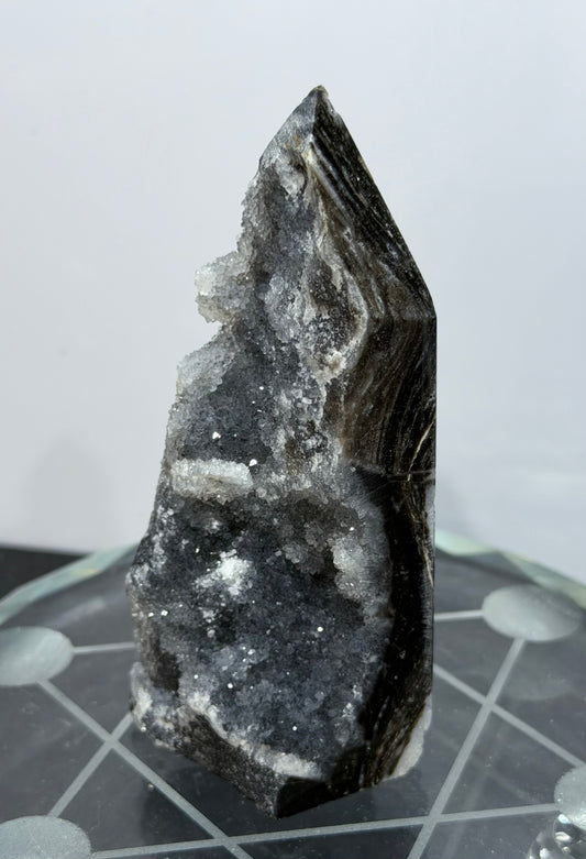 Sphalerite Druzy Tower – 8.8cm
