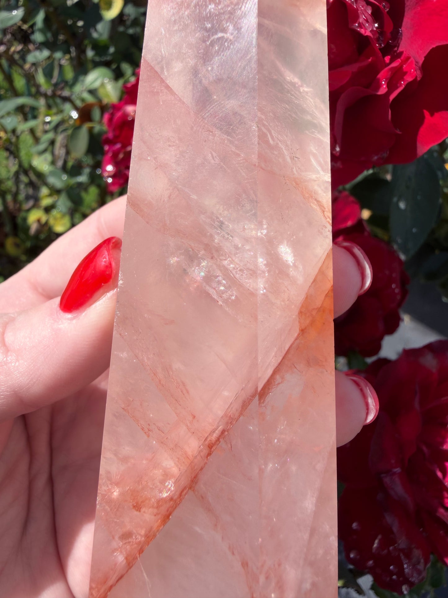 Fire Quartz Tower – 13.2cm | 292g