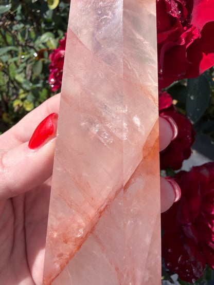 Fire Quartz Tower – 13.2cm | 292g