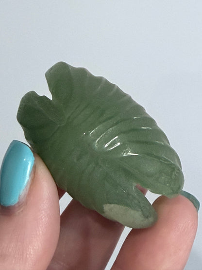 Green Aventurine Clam Shell