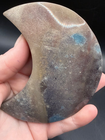 Trolleite Moon on Custom Stand