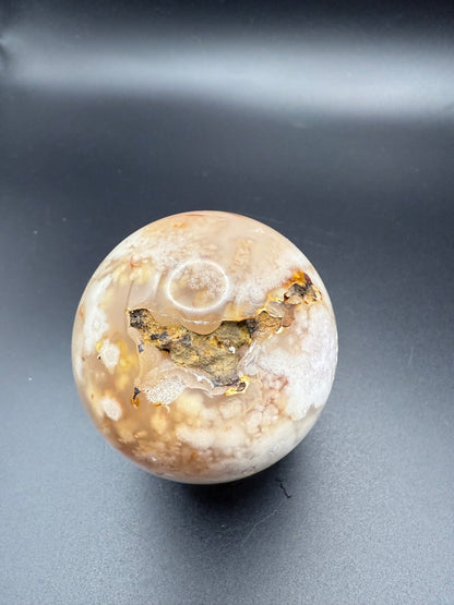 Flower Agate Sphere