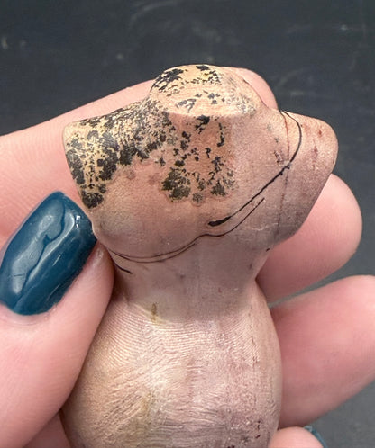 Dendritic Jasper Goddess Body Carving – 6 × 3 cm